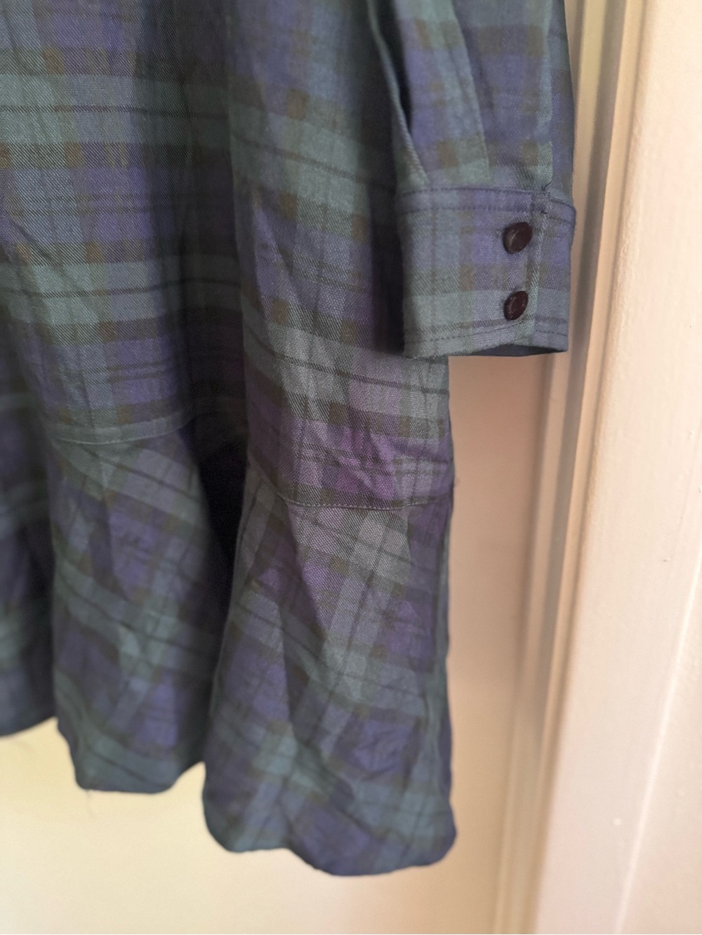 Tuckernuck Blackwatch Plaid Callahan Shirt Dress | Women’s XXL - Picture 4 of 9